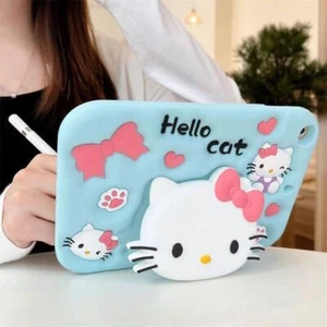 NEW Silicone Stand Cover Kid Shockproof Case For iPad Air Pro 11 inch M2 M4 2024 - Picture 1 of 18