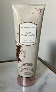 NEW Bath and Body Works Ivory Cashmere 8oz Ultimate Hydration Body Cream - Picture 1 of 4