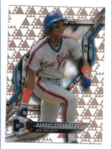 Darryl Strawberry 2018 Topps High Tek Pattern 3 triángulos #HT-DST New York Mets - Imagen 1 de 2