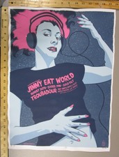 2004 Rock Concert Poster Jimmy Eat World Brian Ewing S/N LE 300 Troubadour CA 