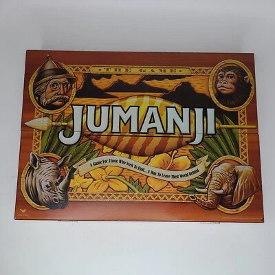 Jumanji Board Game Wooden Box Edition by Cardinal 100% Complete - Image 1 of 4