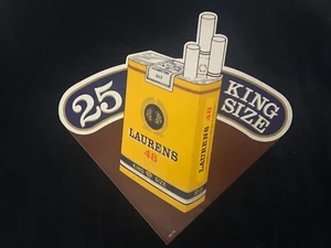 Sticker Autocollant Grand format 23 x 23 cm Cigarettes Laurens - Picture 1 of 2