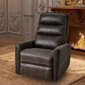 Swivel Recliner Chair Manual Reclining Chair Recliner Sofa Home Theater Seating - Picture 1 of 18