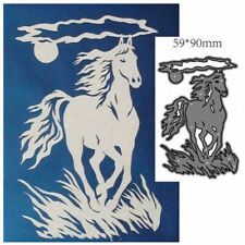 Running Horse Animal Metal Cutting Dies Scrapbooking Embossing Stencil Card DIY