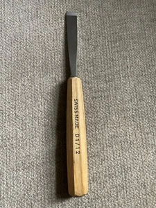 PFEIL Swiss Made #D1 Double Bevel Straight Chisel 12mm D1 See Pics Wood Carving - Picture 1 of 13