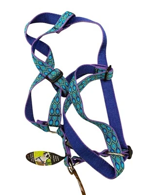 ARNÉS LUPINE PET STEP-IN 1"~"Canción de lluvia"~se adapta a 24"-38"~NUEVO Foto 1 de 3