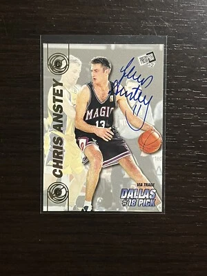 1997 Press Pass Double Threat CHRIS ANSTEY AUTO Autograph Rookie RC - Australia - Image 1 of 2