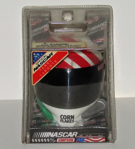 Terry Labonte NASCAR Simpson Authentic .33 Scale Replica Race Helmet NEW Cover