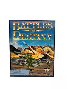 Battles Of Destiny (PC IBM 5.25, 1992) Quantum Quality Productions Big Box Game - Picture 1 of 9
