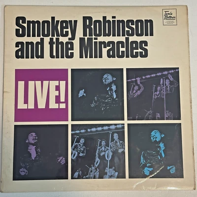 Smokey Robinson & the Miracles Live! UK LP 1st Press 1969  VG/VG  Vinyl Soul - Image 1 of 4