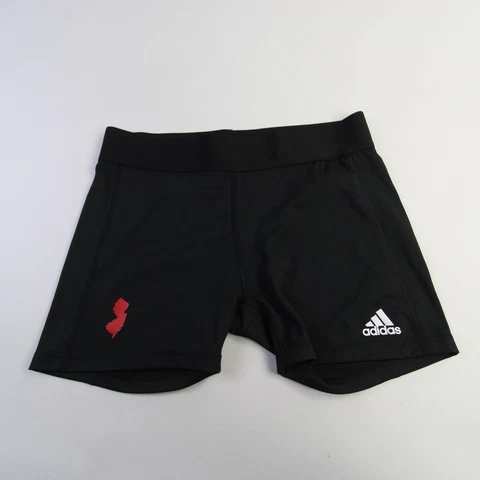 Rutgers Scarlet Knights adidas Aeroready Compression Shorts Women's Black New Cover