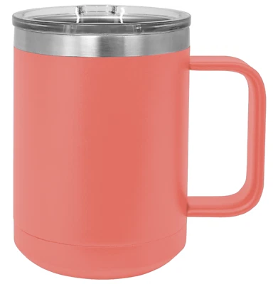 15 oz. Taza de café personalizada, vaso aislante perfecto - trabajo, viaje y hogar Foto 1 de 2