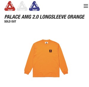 palace orange moletom com capuz