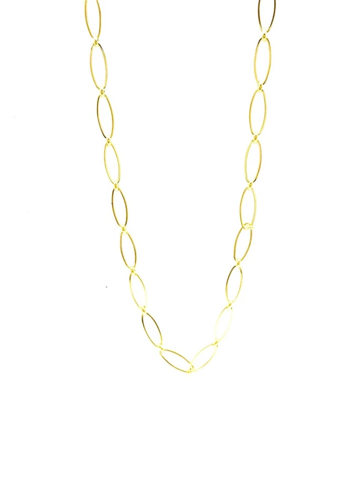 18K Gelbgold Halskette für Damen - Italienisches Design - Ideales Geschenk - Bild 1 von 4