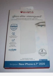 Protector de visión Zagg Invisible Shield Glass Elite+ para iPhone 12 Pro Max NUEVO - Imagen 1 de 8