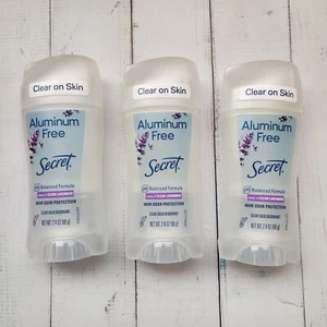 3× Secret Aluminum Free Deodorant for Women, 48Hr Odor Protection, 2.4 oz - Picture 1 of 2