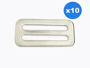 Slide Buckle 50mm x 32mm Stainless steel 316 x 10pcs - Picture 1 of 1