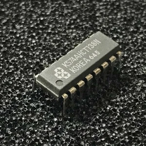 (PKG of 10) KS74AHCT138N 3-to-8 Line Demultiplexer, PDIP-16, Samsung 74AHCT138 - Picture 1 of 2
