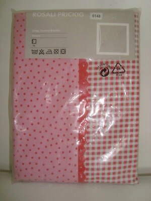 Funda de Almohada Ikea ROSALI Pinchazo Lunares Guinga Rosa Euro Almohada Falsa 26 x 26" NUEVA  Foto 1 de 4