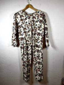 Adrienne Vittadini Petites Floral Set Size Small Pink and Tan - Picture 1 of 13
