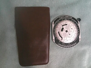Jeppesen Sanderson Slide Graphic Flight Computer - Vintage - W/Case - Picture 1 of 3