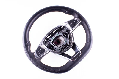 Lenkrad beziehen mit Leder für Mercedes C W205 sport - neues Lederlenkrad - Bild 1 von 4