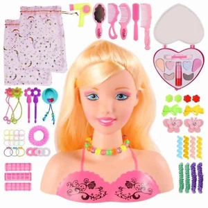 Poupée avec Accessoires de Coiffure et Maquillage pour Enfants - 21 x 19 cm - Foto 1 di 6