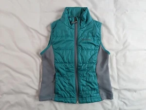 Columbia Unisex Kids Size XS Key Seeker Sleeveless Light Vest Teal Gray - Picture 1 of 5