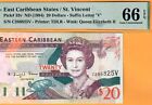 EAST CARIBBEAN STATES/CODE 'V' St. VINCENT-20$-1994-P.33v **PMG 66 EPQ GEM UNC**