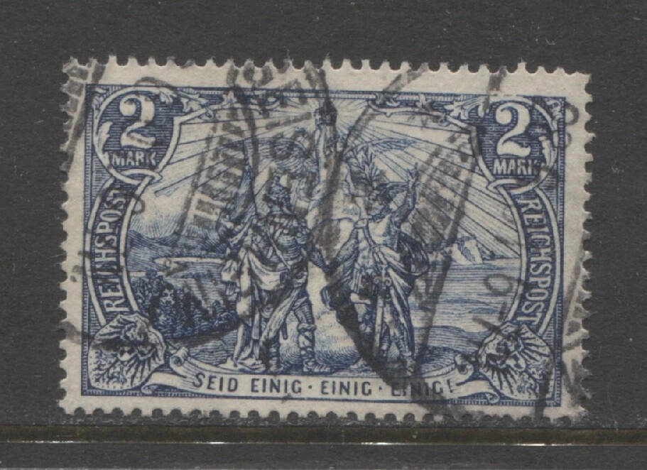 Germany 1900   2 Mark North & South  issue  used, type 2, $ 100.00 - Image 1 of 1