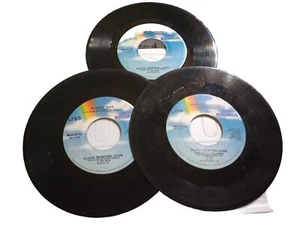 Lot of 3 Olivia Newton-John 45 Records - MCA Tied-Up Honestly Be There Home Rain - Picture 1 of 8