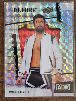 2022 AEW Wheeler Yuta White Diamond /50 ALLURE Trading Card Upper Deck #85940 - Image 1 of 2