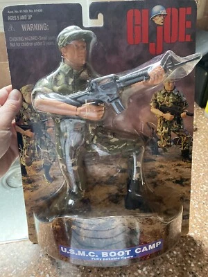 Hasbro 1998 G.I. Joe U.S.M.C. 12-дюймовая экшн-фигурка Boot Camp - Изображение 1 из 3