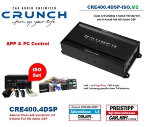 Crunch CRE400.4DSP-ISO.M2 DSP Verstärker kompatibel mit VW Sharan 7N 2010-2015 - Bild 1 von 20