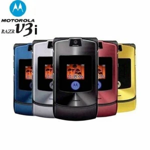 Unlocked Motorola RAZR V3i GSM 1.23 MP Camera Flip Bluetooth MP3 Mobile Phone - Picture 1 of 18