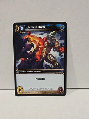 World Of Warcraft TCG Scourgewar Petreus Roffe Regular Common - Image 1 of 2