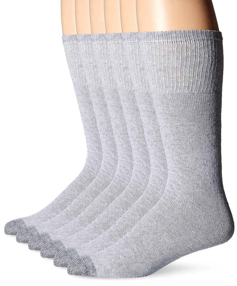 Calcetines de trabajo de algodón para hombre, acolchados, duraderos, absorbentes de humedad, bota, tripulación Foto 1 de 1