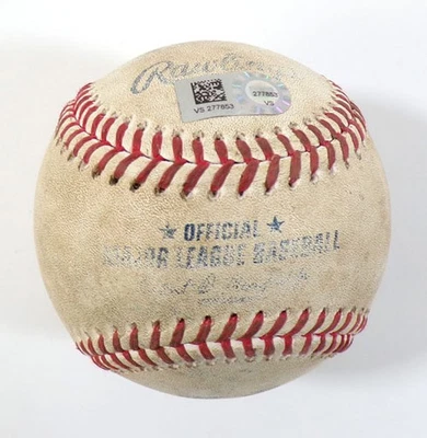 2021 Brewers @ Pirates Game-Used Baseball John Nogowski/Ben Gamel/Sanchez COA - Image 1 of 3