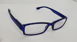Blue Light Blocking Reading Glasses +3.0 Anti Blue-Ray RT-209 C2 Blue Clear - Bild 1 von 5