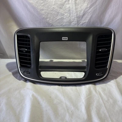 2015 - 2017 Chrysler 200 Radio Bezel Trim Vents Dash Moulding 8.4 Inch OEM - Image 1 of 4