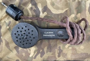Original WW2 British Army Microphone Hand No. 3 - Zdjęcie 1 z 3