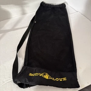 Body Glove schwarz Netz Ausrüstung Tasche-Cinch Cord-28" x 11" - Reisen Camp Tauchen Schwimmen Strand - Bild 1 von 7