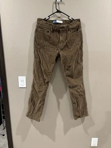 Pantalones de pana antiguos azul marino-rectos incorporados flexibles 32x32-¡Envío rápido!! - Imagen 1 de 5