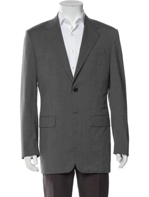 Vintage 2000’s Prada Blazer Grey Virgin Wool – Size M / US 38 / IT 48 - Image 1 of 4
