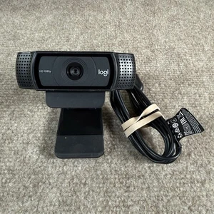 Logitech C920 Logi Webcam 1080p Full HD Carl Zeiss Tessar Lens Model V-U0028 - Photo 1/12