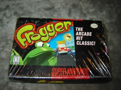 SNES Frogger Sealed Excellent Condition Super Nintendo 1997 Hasbro Never opened - Image 1 of 4