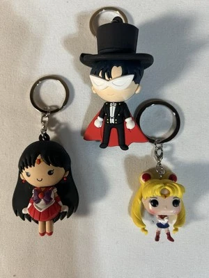 Monogram 3D Figural  Key Chain Sailor Moon Series: Tuxedo Mask, Serena, Mars - Immagine 1 di 4