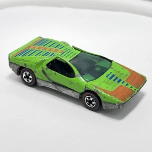 Hot Wheels Redline 1974 Flying Colors CARABO Green Hong Kong - Bild 1 von 9