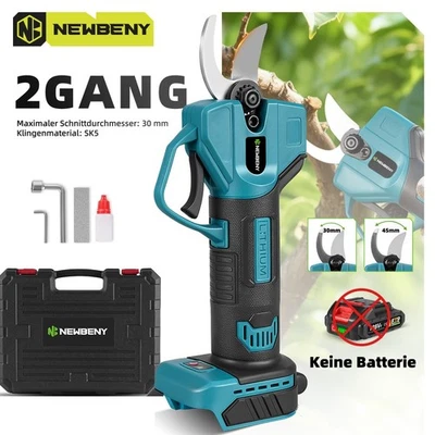 Akku Astschere 30mm Elektrisch Gartenschere Garten Strauchscheres Baumschere - Bild 1 von 4