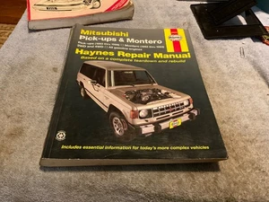 Haynes Repair Manual Mitsubishi Pick Ups 1983 - 1996 & Montero 1983 - 1993 - Picture 1 of 4